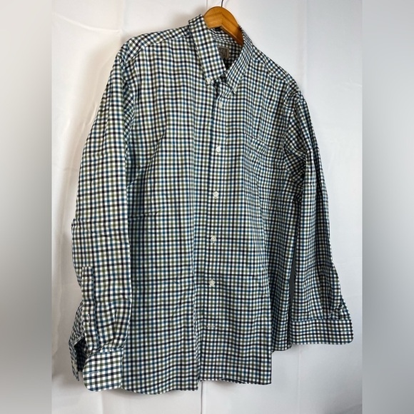 Duluth Trading Co Mens Long Sleeve 100% Cotton Plaid Button Down Shirt XL - Picture 3 of 8